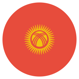 Flag: Kyrgyzstan