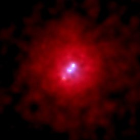 Радиогалактика 3C 295 в рентгеновском свете (Космический телескоп Чандра)