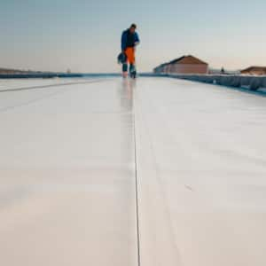 Thermoplastic polyolefin roofing