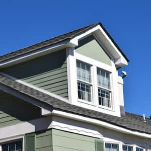 Dormer windows on green house