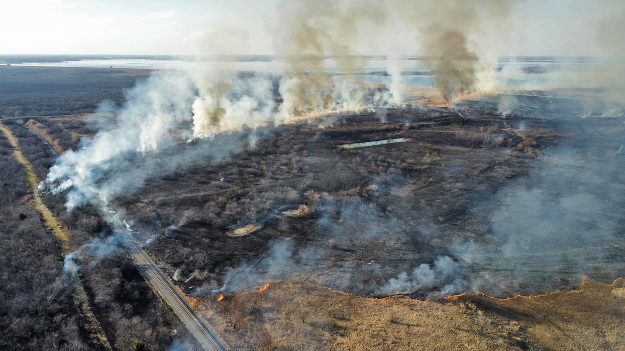 Lewisville Prescribed Burn