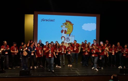 WordCamp Torrelodones staff group photo