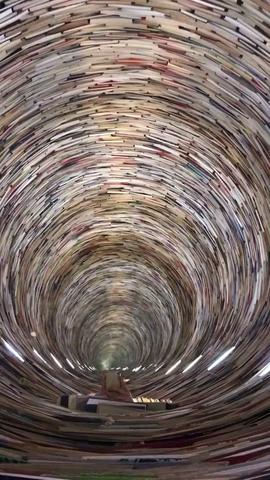 Infinite books 📚 Send it to your friend who needs to see this 😳#books #library #infinity #cool #crazy #prague #share #fyp #foru #amazing #oldsong created by Vítek Janda with Trevor Daniel's Falling