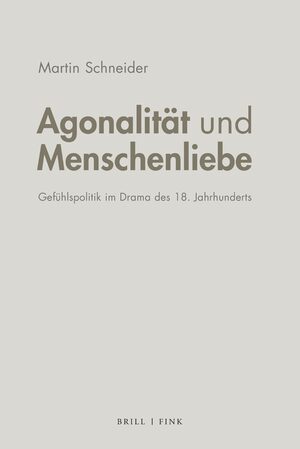 Cover Agonalität und Menschenliebe