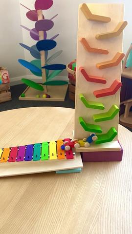 Sound on 🔊#marblerun #soundon #fyp #woodentoys #openendedtoys #toys #playroom #fypシ #viral created by Oskar‘s Wooden Ark with Oskar‘s Wooden Ark's original sound