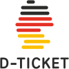 Logo des Deutschlandtickets