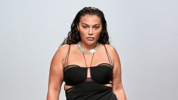 Paloma Elsesser walked for the AW22 Nensi Dojaka show.