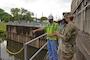 The Louisville and Jefferson County Metropolitan Sewer District, who serves as the non-federal sponsor for the Louisville Metro Flood Protection System Reconstruction Study, conducts a tour of the Beargrass Creek Pump Station in Louisville, Kentucky.