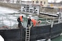 In preparation of the upcoming maintenance, the U.S. Army Corps of Engineers, Buffalo District Dive Team ventured under the water in the Black Rock Lock to seal off the lock chamber.  