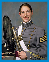 Photo of Featured Veteran: Sara Knutson Cullen, U.S. Army, CPT, Bronze Star Recipient.