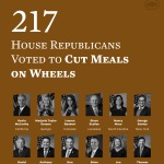 217 House Republicans votes to cut meals on wheels