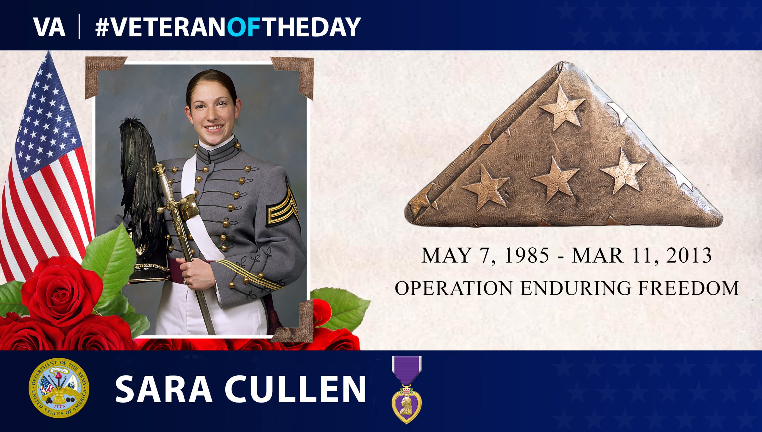 Read #VeteranOfTheDay Army Veteran Sara Knutson Cullen