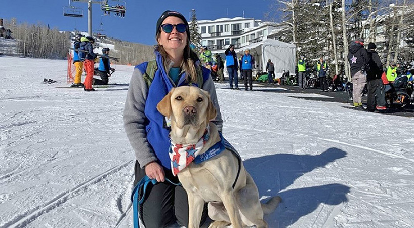 Read Facility dog is Winter Sports Clinic Veterans’ best friend