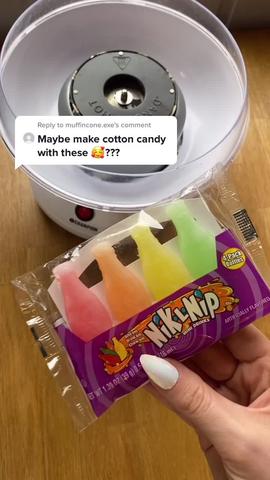 Reply to @muffincone.exe Annonse 🍭Making Cotton Candy🍬 What should I try? 🥰 Ib: @mooyahyah ✨ #candy #foryou #meme #foryoupage #viral #fyp #asmr created by GuroBelly with GuroBelly's original sound