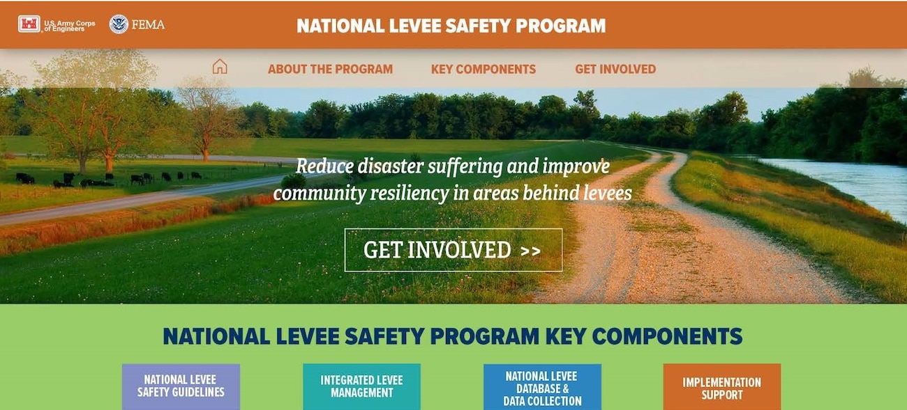 The U.S. Army Corps of Engineers and Federal Emergency Management Agency have launched the National Levee Safety Program!