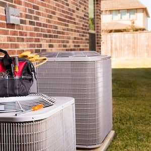 tools on top of ac unit