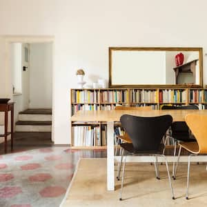 Comfortable dining room in a historic house