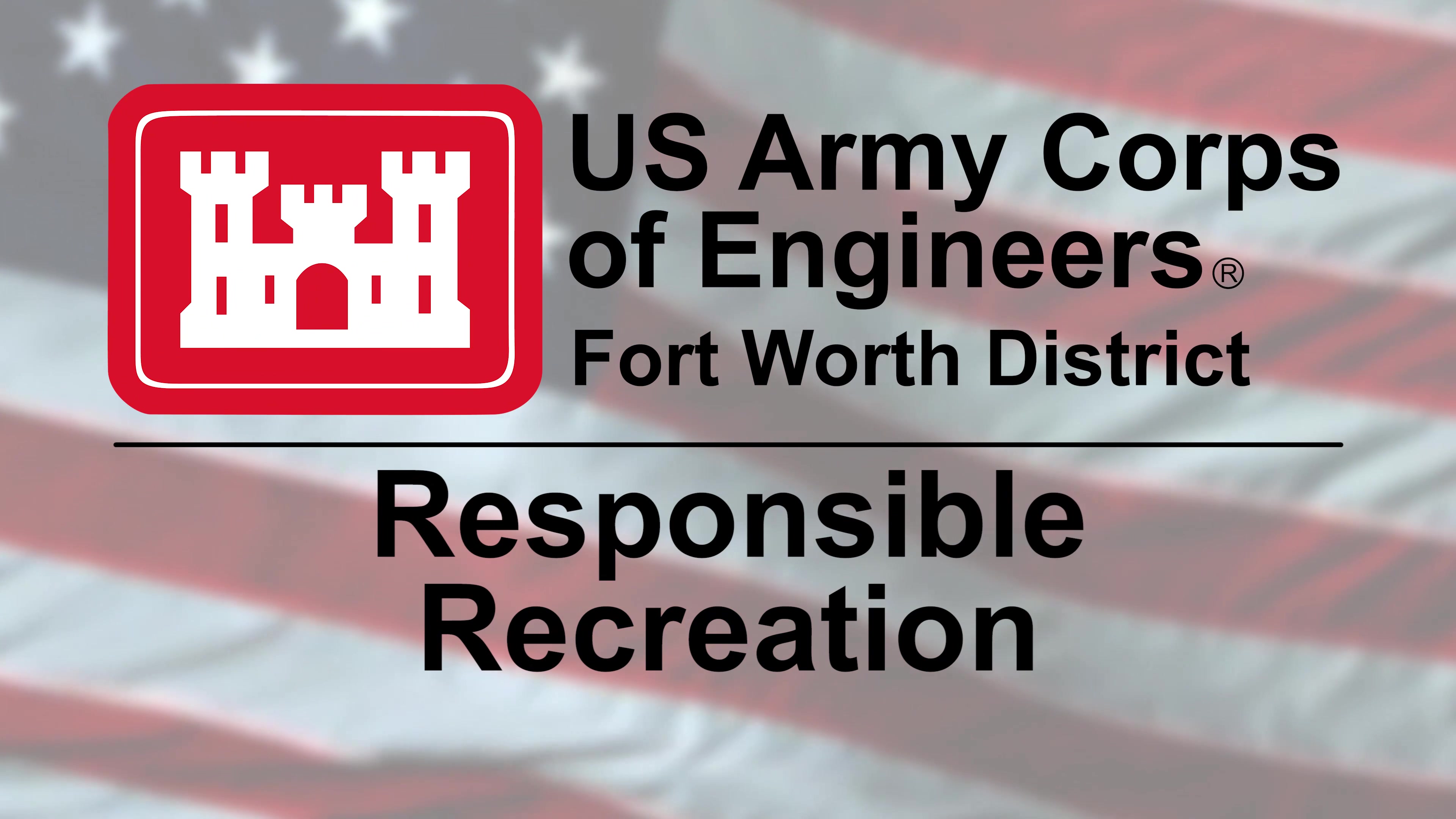 From every one at #USACE Fort Worth, we would like to remind our patrons to practice RESPONSIBLE RECREATION at the 25 lakes we offer. Leave no trace, stay safe, and see you at the lake!