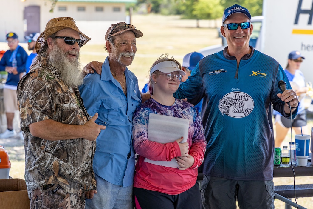 people pose for a photo