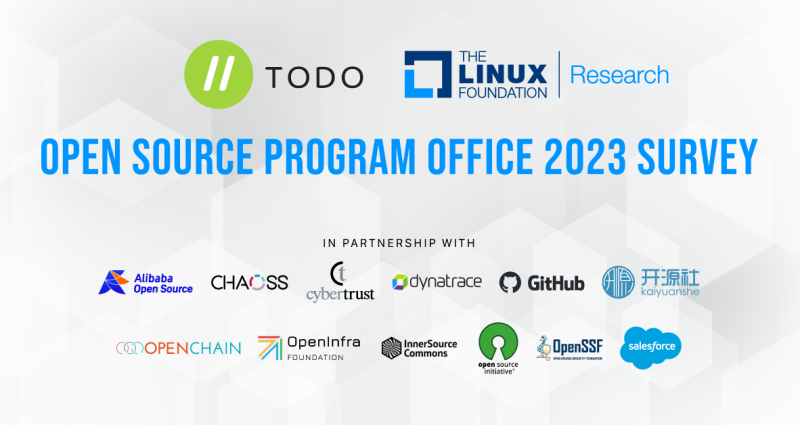 The 2023 Open Source Program Office (OSPO) Survey is live!