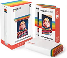 Polaroid Hi-Print - Bluetooth Pocket Photo Printer + Paper Double Pack Bundle (40 Sheets)