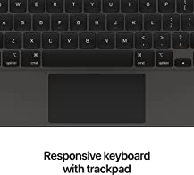 Apple Magic Keyboard: iPad Keyboard case for iPad Pro 11-inch (1st, 2nd, 3rd, 4th Generation) and iPad Air (4th, 5th Generation), Great Typing Experience, Built-in trackpad, US English - Black