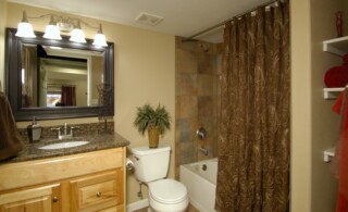 Basement bathroom