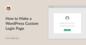 How to make a custom login page in WordPress