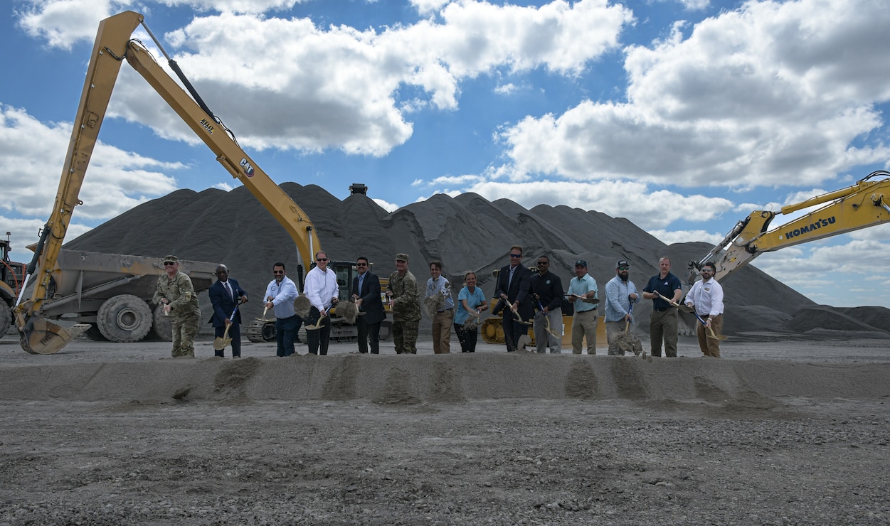 Assistant Secretary of the Army for Civil Works Michael Connor lauds USACE for their dedication to excellence during a groundbreaking ceremony marking the start of Everglades Agricultural Area (EAA) Reservoir, a key component of the Comprehensive Everglades Restoration Plan that reconnects Lake Okeechobee water to the central Everglades Feb. 21, 2022.  (U.S. Army Photo Brigida Sanchez)