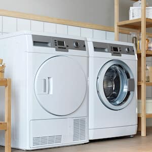 washer and dryer in laundry room