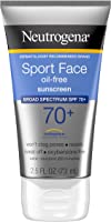 Neutrogena Sport Face Sunscreen SPF 70+, Oil-Free Facial Sunscreen Lotion with Broad Spectrum UVA/UVB Sun Protection,...