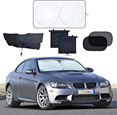 EcoNour Premium Auto Sunshade and Accessories