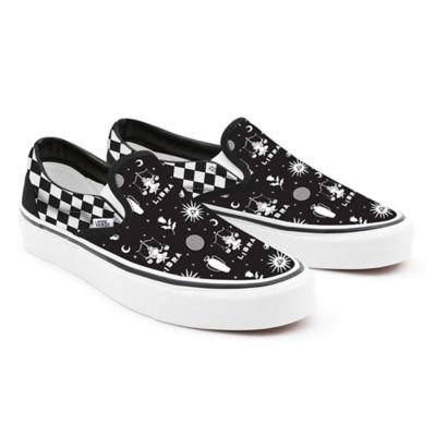 Customs+B%26W+Zodiac+Libra+Checkerboard+Slip-On