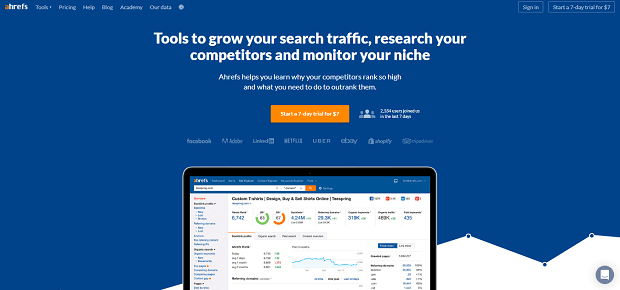 best affiliate marketing tools - ahrefs