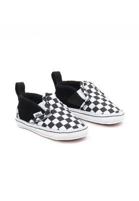 Infant+Checkerboard+Slip-On+Hook+And+Loop+Crib+Shoes+%280-1+year%29