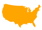 Mapa de estados unidos de américa
