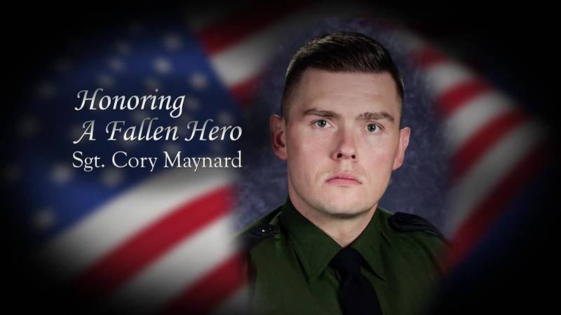 West Virginia State Police trooper Sgt. Cory Maynard was shot and killed Friday afternoon in...