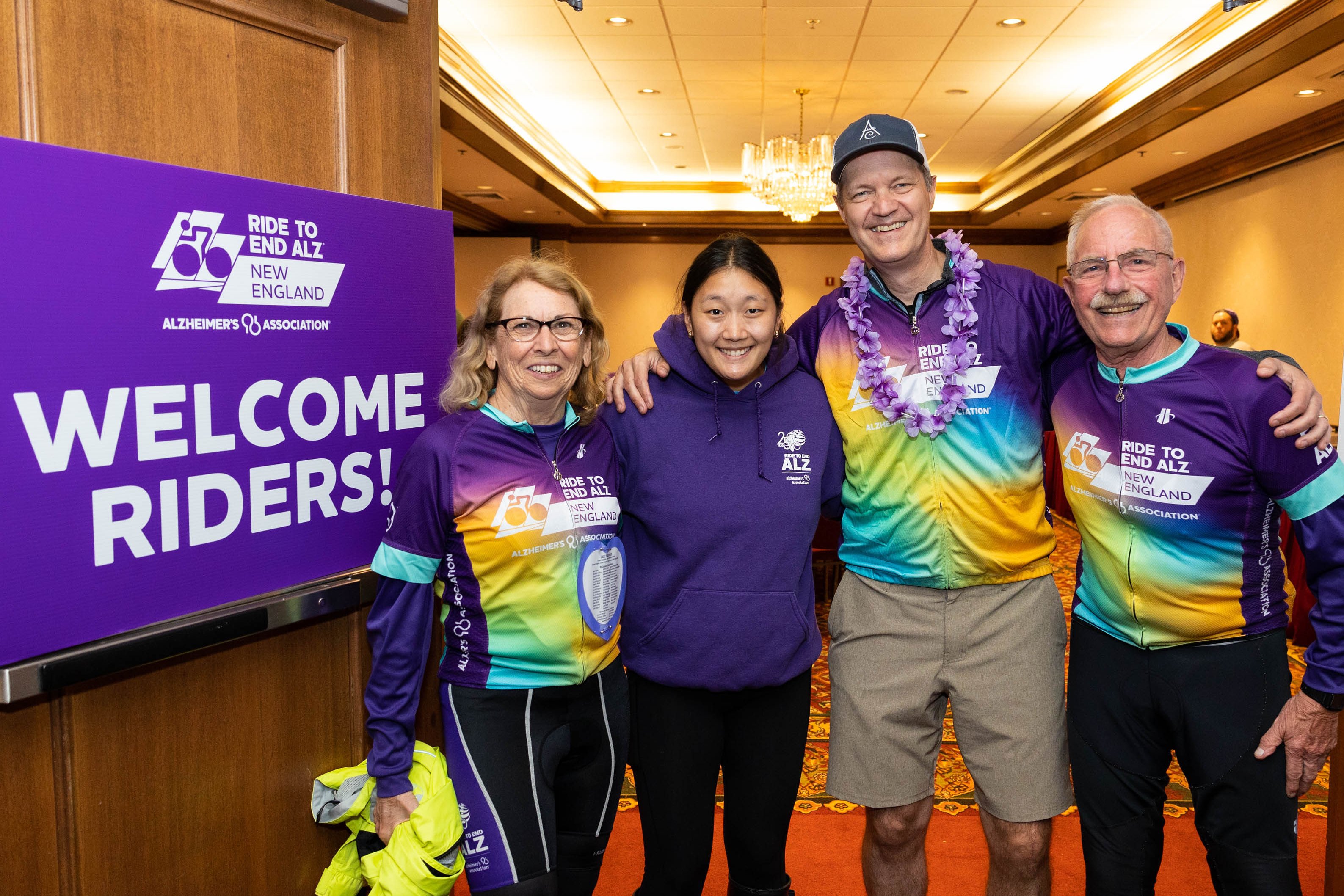 Ride to End ALZ New England cyclist