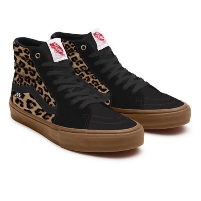 Gepersonaliseerde+Leopard+Gum+Sole+Skate+Sk8-Hi