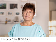 Portrait of an elderly woman. Стоковое фото, фотограф Типляшина Евгения / Фотобанк Лори