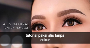 tutorial pakai alis tanpa cukur