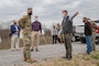 IN THE PHOTOS, St. Francis Levee District Partner Rob Rash, Project Manager Jason Dickard, and Geotechnical Branch Chief Cory Williams brief USACE’s Deputy Commanding General for Civil and Emergency Operations, Maj. Gen. William (Butch) H. Graham and Senior Official Performing the Duties of the Assistant Secretary of Army (Civil Works), Mr. Vance Stewart on the importance of the Mississippi River and Tributaries Project, as well as the role the St. Francis Levee District plays in that project and keeping America safe from flood events. (USACE photos by Vance Harris)