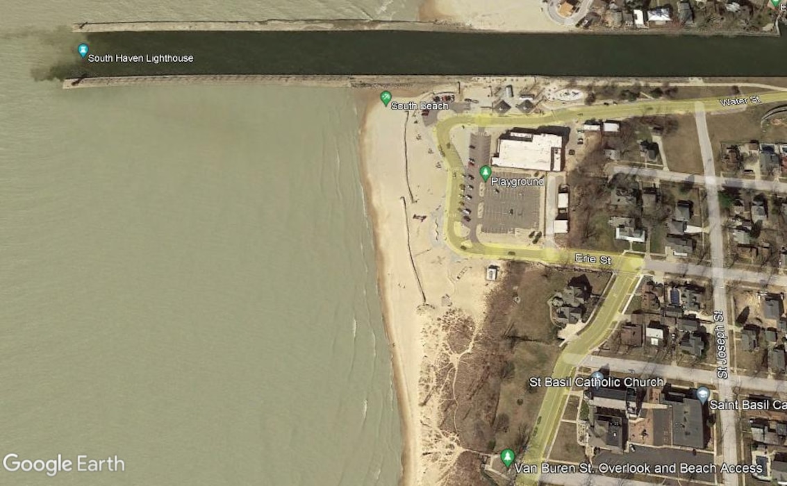 Engineers will dredge 57,300 cubic yards of material from the Black River Federal Channel. The tested-safe material will then be placed on South Haven’s public South Beach from the South Pier and extending 1,900 feet southward for beach nourishment.
