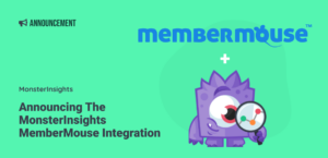 Announcing The MonsterInsights MemberMouse Integration