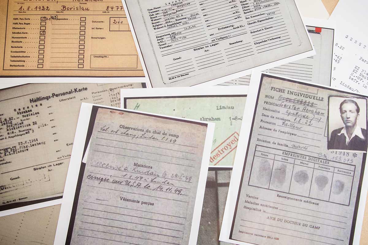 Documents from the International Tracing Service.