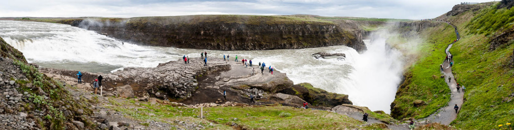 Gullfoss is one of the most popular waterfall attractions in Iceland