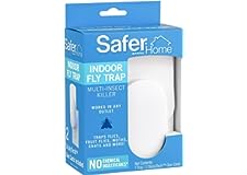 Safer Home SH502 Indoor Plug-In Fly Trap for Flies, Fruit Flies, Moths, Gnats, and Other Flying Insects – 400 Sq Ft of Protec