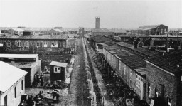 View of Neuengamme concentration camp. Germany, wartime. [LCID: 83540]