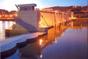 Braddock Dam at Dusk