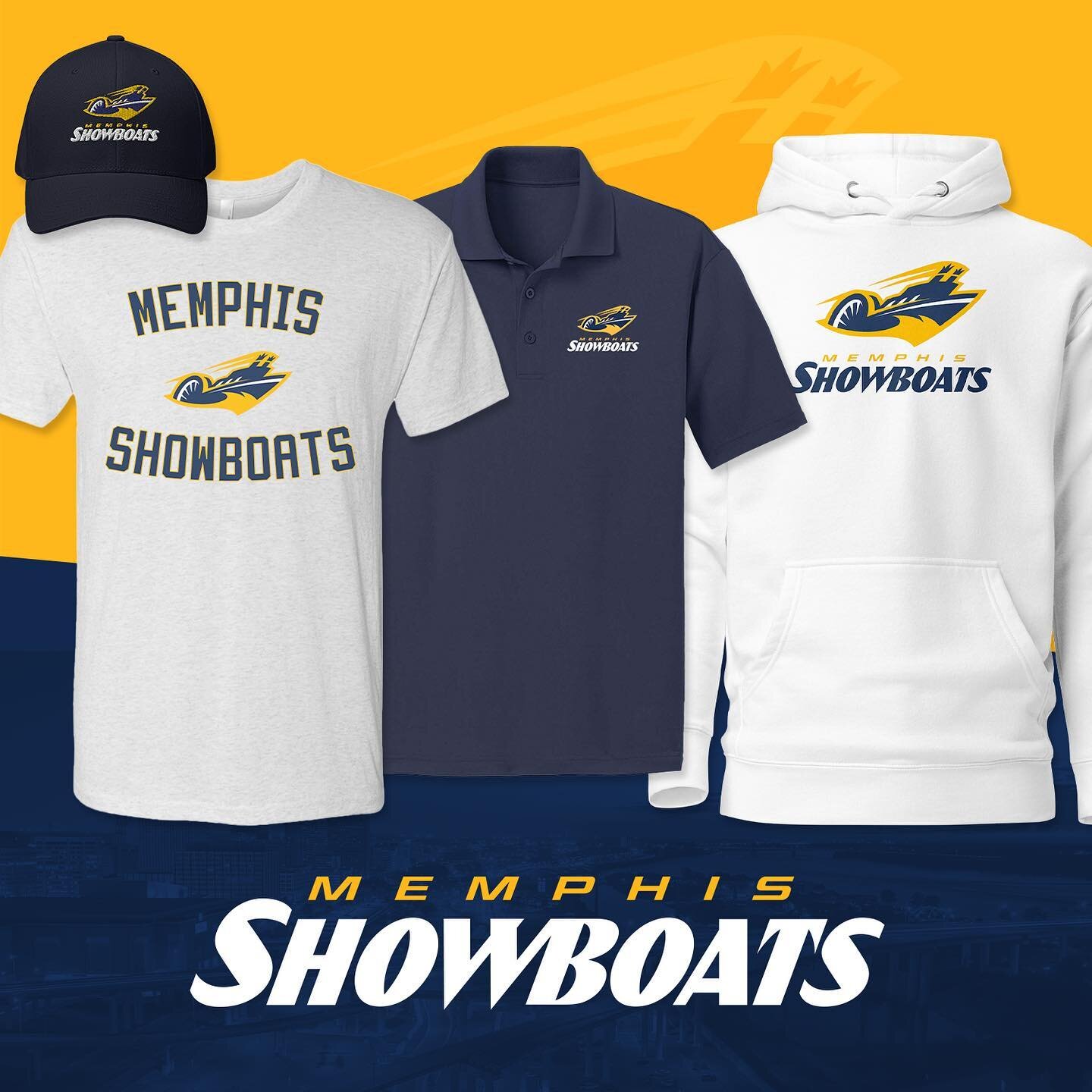 NEW TEAM ALERT 🚨 Introducing the Memphis Showboats for the USFL 2023 Season. Be the first to have the official gear! Link in bio.